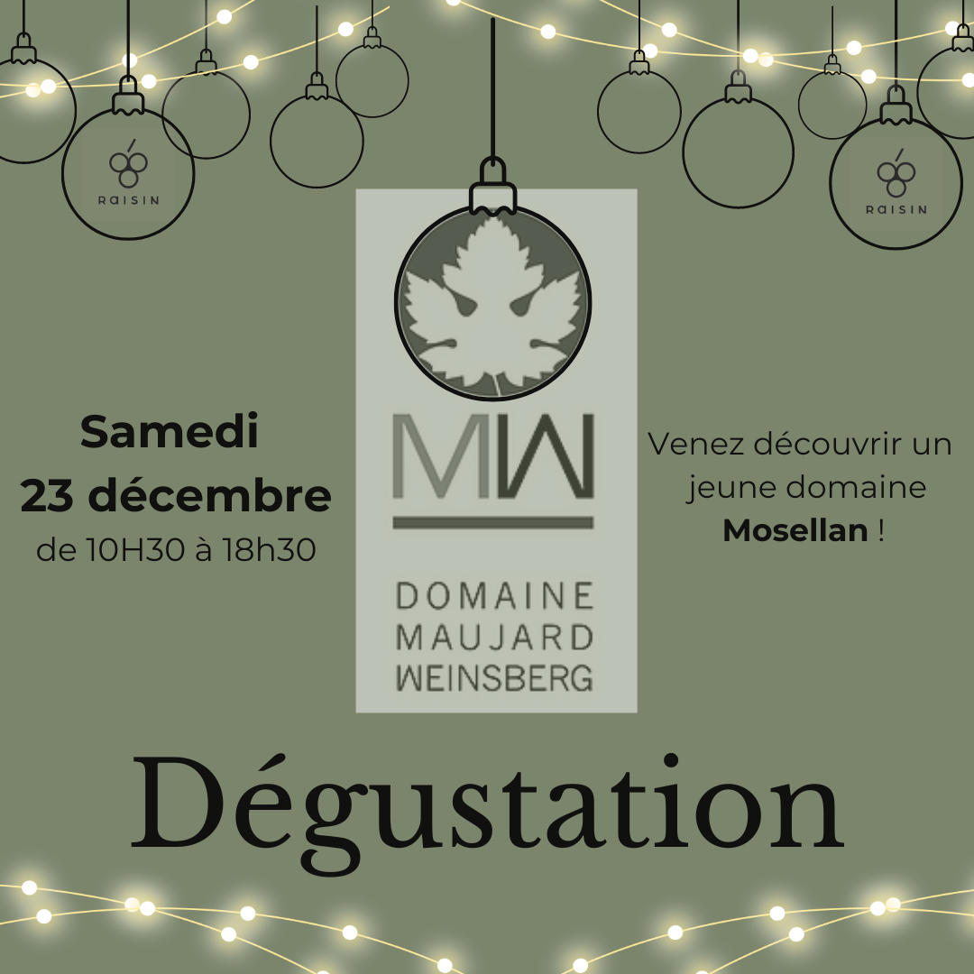 Dégustation festive Metz