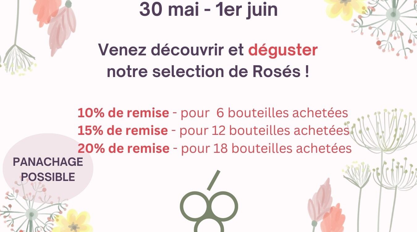 Week-end Rosés du 30 mai au 1er juin  Yutz