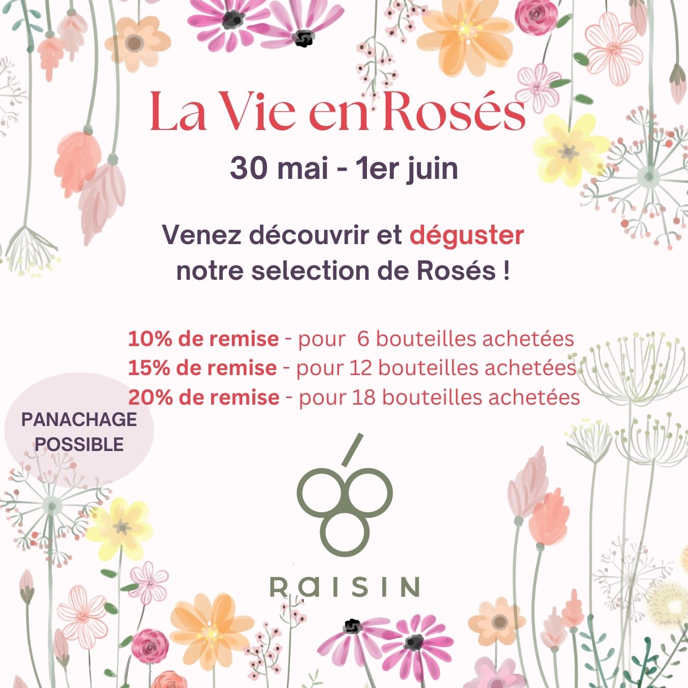 Week-end Rosés du 30 mai au 1er juin  Yutz